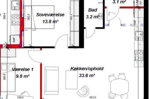 Plantegning Bredgade 22A